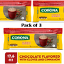 CORONA Chocolate Canela y Clavo 500 gr. - Hot Chocolate Cloves & Cinnamon - 3 PacK