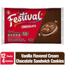 Galletas de Chocolate rellenas de crema Festival NOEL (14.2 oz)