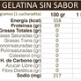 Gelatina sin sabor Frutiño 2 sobres (15 gs.)