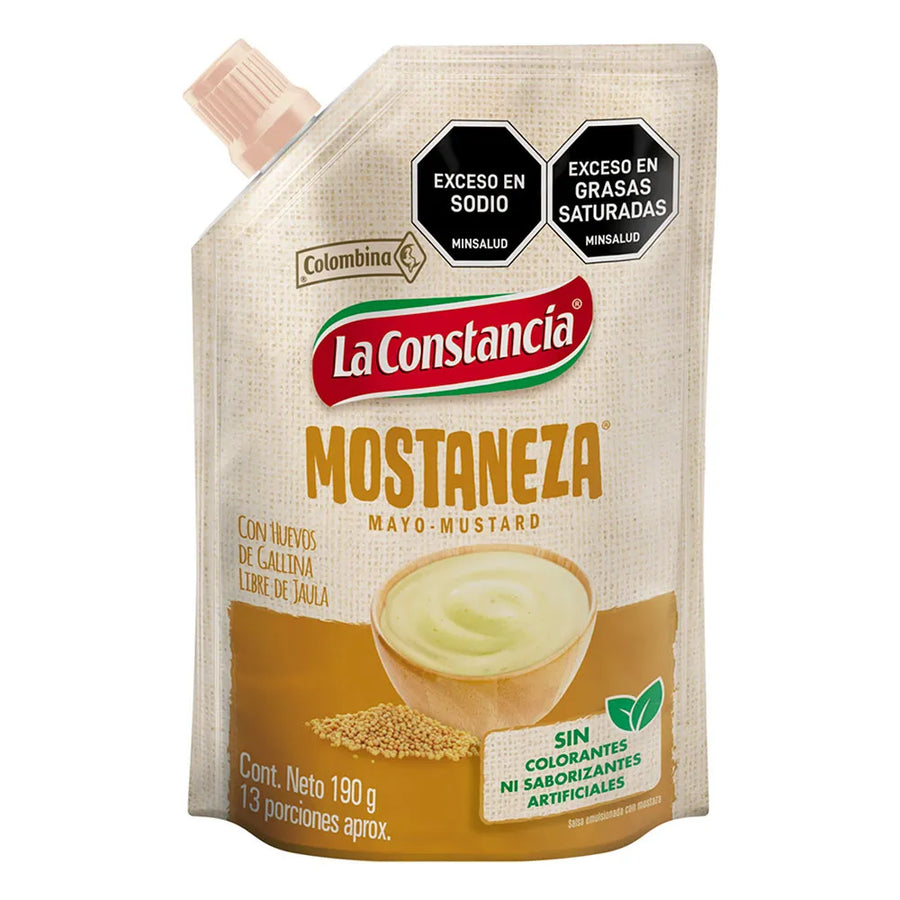 Mostaneza Mayo Mustard - La Constancia de COLOMBINA (190 grs.)