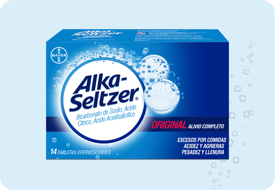 Alka-Seltzer® Tabletas - 14 Unidades -Efervescentes - Importadas de Colombia