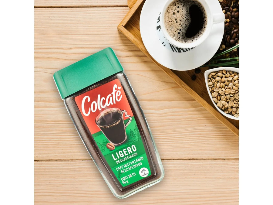 Café descafeinado instantáneo Colcafé en frasco - El mismo sabor delicioso, sin cafeína - Listo en segundos - 100 % café colombiano |-85 g  1 Unit