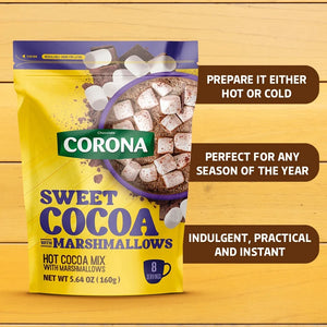 Corona Sweet Cocoa con marshmallows, 5.64 oz (Paquete de 1)