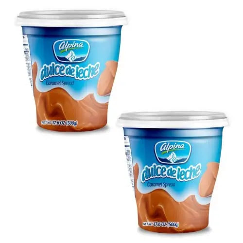 AREQUIPE ALPINA Dulce de Leche (Paquete de 2 x 17.6 oz / 500 grs.)