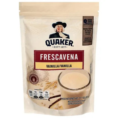 QUAKER Frescavena Vainilla 1 Pack | Oat Meal Mix Vanilla Flavor 11.1 oz.