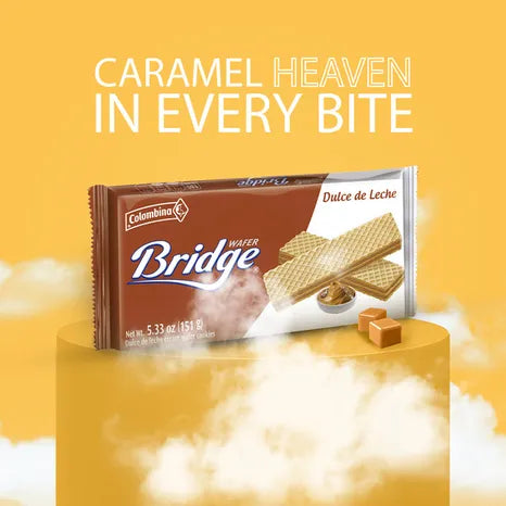 Galleta wafer Bridge Arequipe de COLOMBINA (5.53 Oz. / 151 grs.)