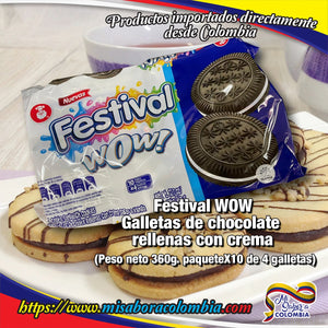 Festival Wow Cream Filled Chocolate Cookies (12.7 oz / 360 grs)