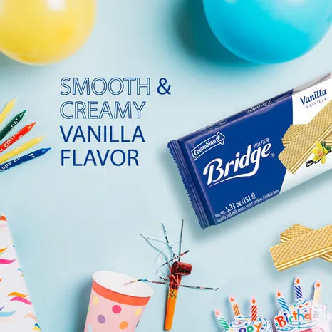 Wafer Bridge Vanilla Colombina (8.47 oz / 240 grs.)