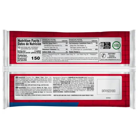 Cookies filled with vanilla flavor NOEL Festival cream (14.2 oz / 403 grs)