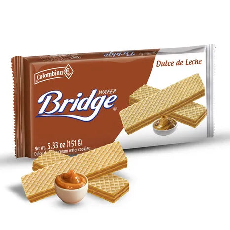 Galleta wafer Bridge Arequipe de COLOMBINA (5.53 Oz. / 151 grs.)