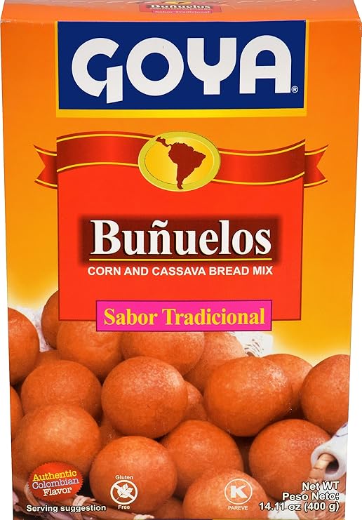 Buñuelos sabor tradicional Mezcla de maíz y casabe GOYA 14.11 oz (400 grs)