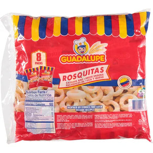 Rosquitas de yuca y queso Guadalupe (4,32 oz / 120 grs) 8 Packs