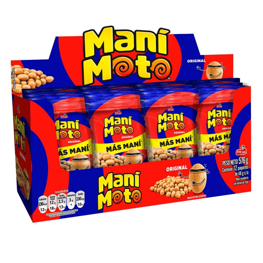 Manimoto coated with Frito Lay wheat flour - 12 units (440 grs)