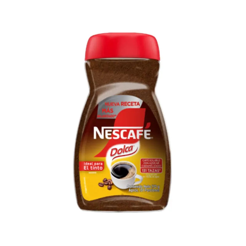 Soluble coffee from Colombia Nescafe Dolca (85 grs and 170 gr)