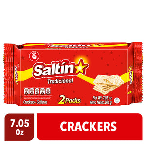 Saltin Tradicional Crackers 7.05 oz -  2 packs - 7.05 oz