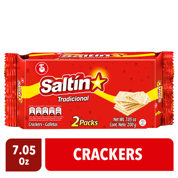Saltin Tradicional Crackers 7.05 oz -  2 packs - 7.05 oz