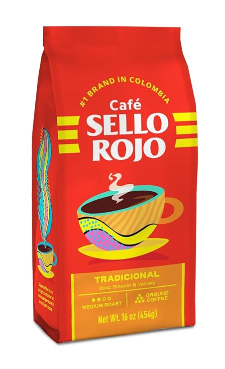 Medium roast coffee Sello Rojo (16 oz / 454 grs.)