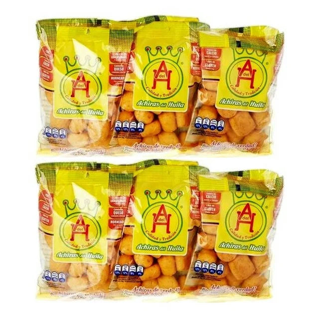 ACHIRAS del Huila, 12 Pack of 25g. 8 oz. Each bag. Great Nutricious snack.