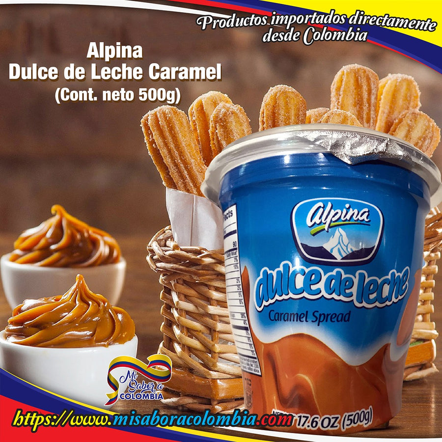 AREQUIPE ALPINA Dulce de Leche (Paquete de 2 x 17.6 oz / 500 grs.)