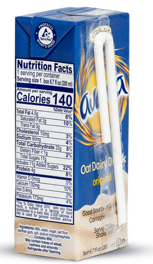 ALPINA Avena Sabor Original 6.7 fl oz - 200 ml. - 24 Units