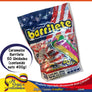 Barrilete Chewy Candy 40 sticks -Caramelo Blando Masticable Sabor a Tutti Frutti