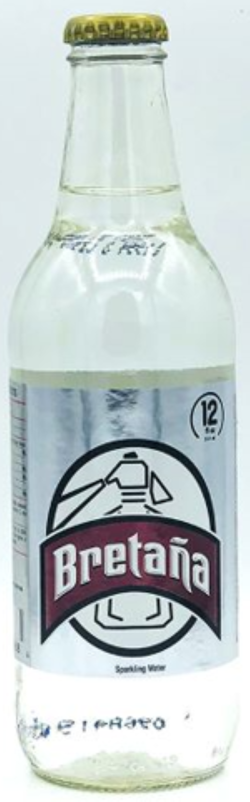 Bretana Club Soda - Botella De Vidrio 12fl oz (6unides) Bretaña Sparkling Water