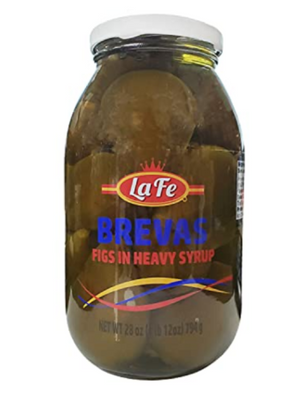 La Fe Brevas - Figs in Heavy Syrup 28oz - 1 Jar - Colombianas