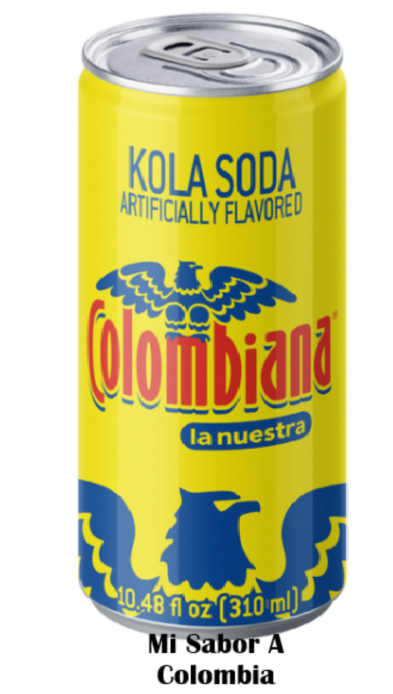8 - Colombiana La Nuestra - 8 Manzana - Kola Flavored Soda, 10.48 oz (310 ml) Can (Pack of 16)