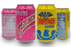 Colombiana La Nuestra - Manzana - Kola Flavored Soda, 12oz Can (Pack of 16)