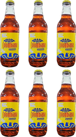 Colombiana La Nuestra - Kola Flavored Soda Botella De Vidrio 12fl oz 355ml (6unids)