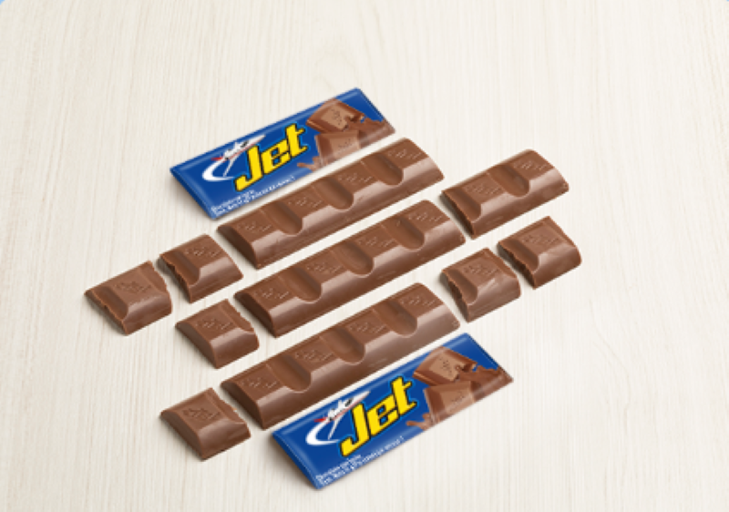 JET Milk Chocolate Pack of 12 units (4.22 ounces each)