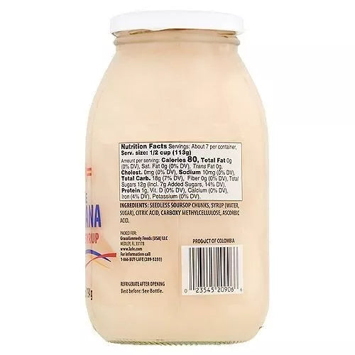 Motas de Guanábana LA FÉ (28 oz / 794 grs)
