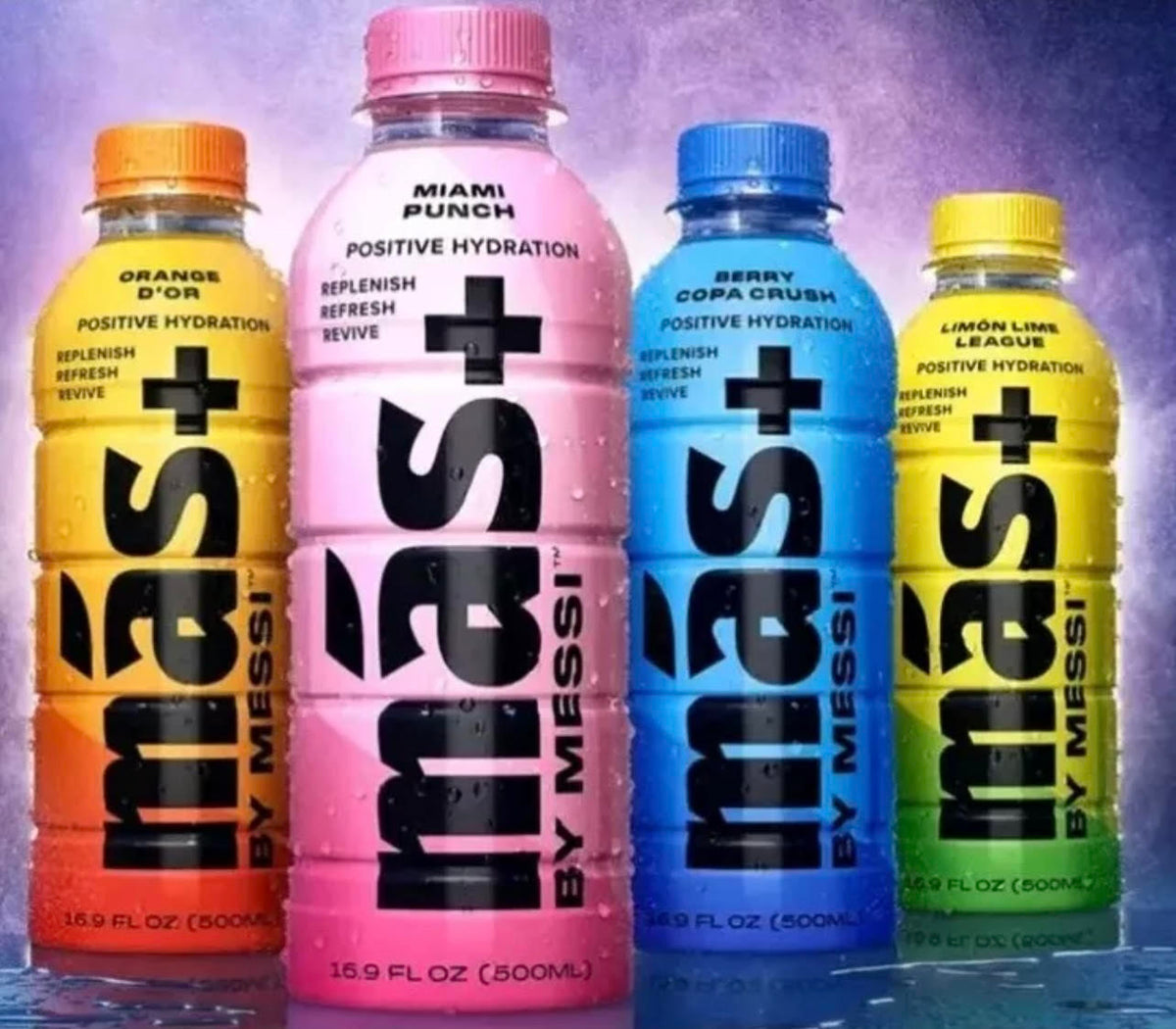 Mas+ Messi Sports Drink (4 Pack) – Mi Sabor a Colombia