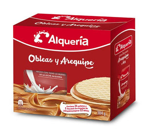 Obleas y Arequipe Alqueria