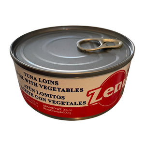 Lomitos de atún en aceite con vegetales Zenú (3.5 oz / 100 grs.)