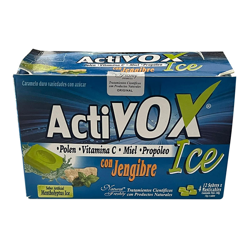 Caramelo duro con jengibre ACTIVOX Ice