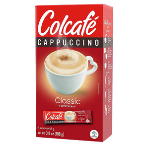 Café instantáneo Cappuccino clásico Colcafé  (108 grs.)