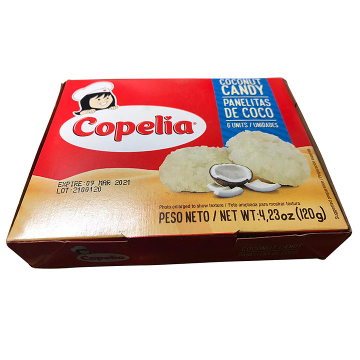 Panelitas de coco COPELIA (4.23 oz. / 120 grs.)
