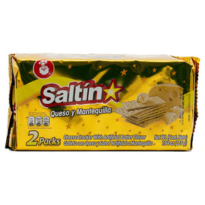 Galletas Saltin queso y mantequilla 2 packs