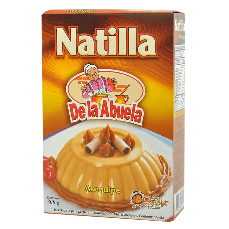 Mezcla para preparar natilla sabor arequipe DE LA ABUELA (300 grs)