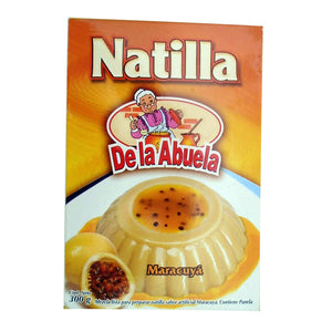 Mezcla para preparar natilla sabor maracuyá DE LA ABUELA (300 grs)