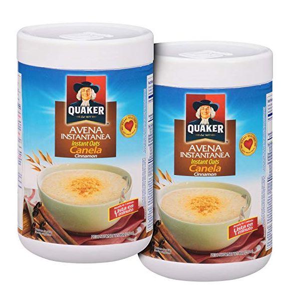Quaker Instant Oatmeal Cinnamon (Instant Oats Cinnamon (11.6 oz.) Pack of 2