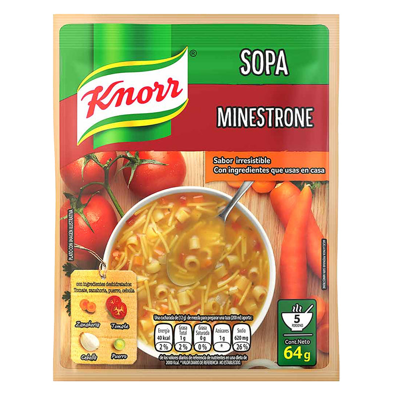 Sopa minestrone Knorr (64 grs)