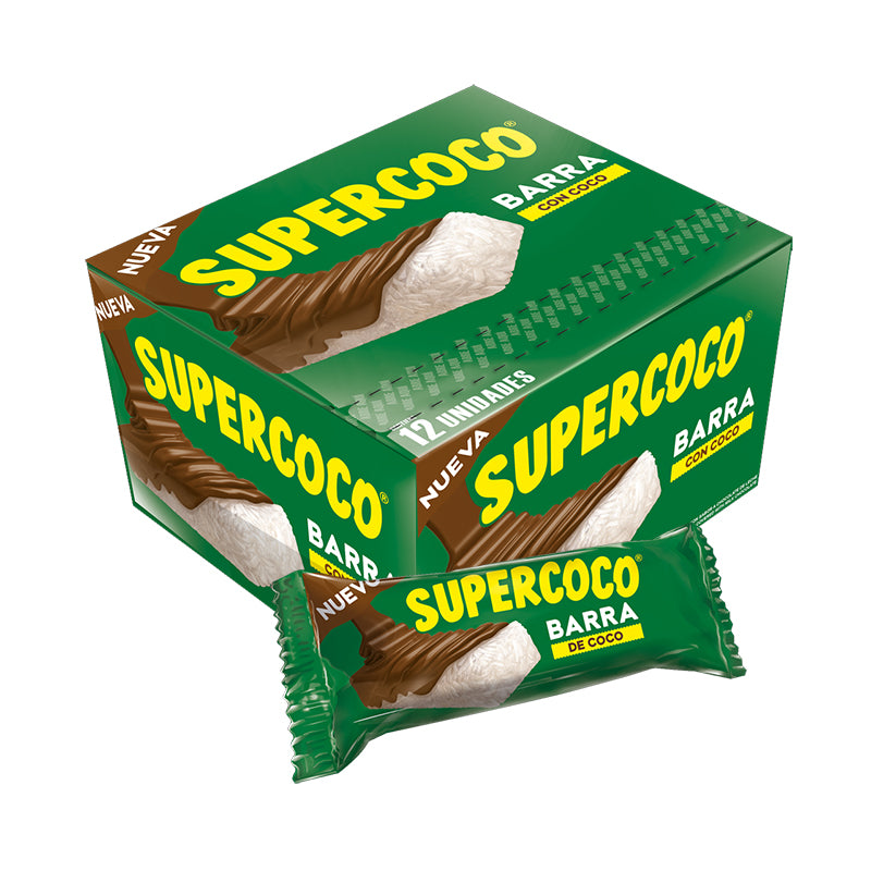 Barra de chocolate con coco SUPERCOCO (10.57 oz / 300 grs) 