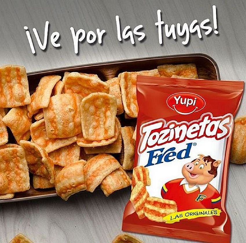 Snacks Tozinetas Fred YUPI (pack of 12 units)