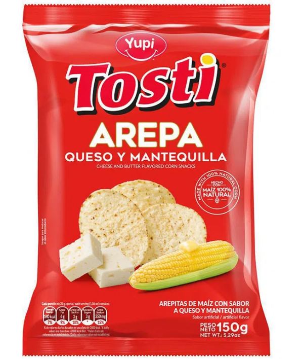 Yupi Tosti Arepa