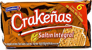Cookies with oats Crakeñas Saltin integral COLOMBINA (13.5 oz / 384 grs)