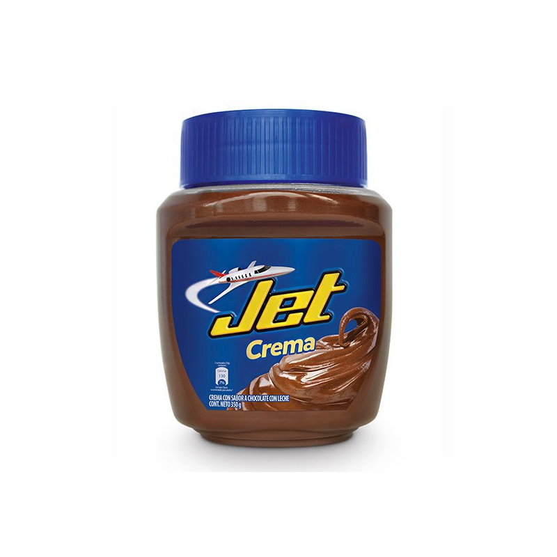 Chocolate en crema para untar JET  (12.3 oz / 350 grs)