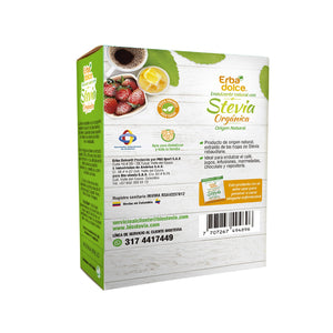 Endulzante natural en polvo con Stevia orgánica Erba Dolce (50 grs)